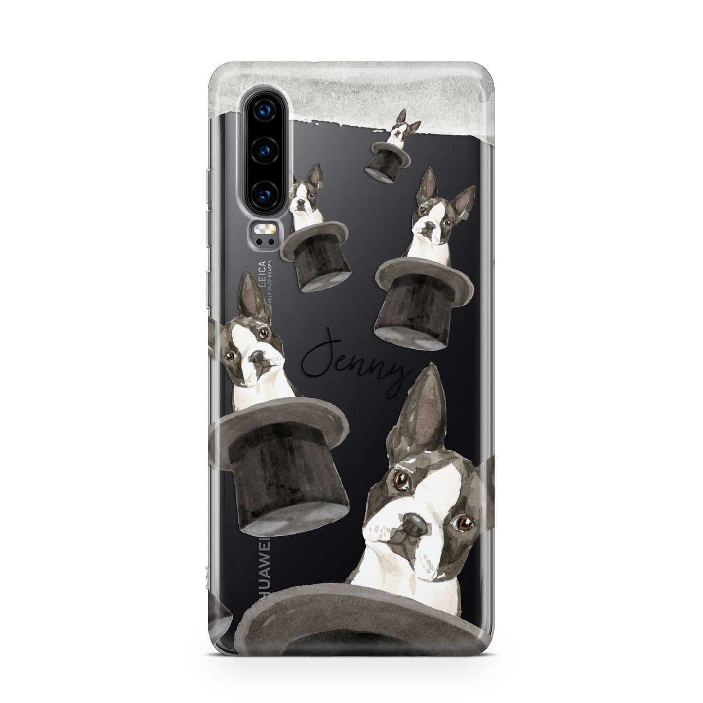 Personalised Boston Terrier Huawei P30 Phone Case