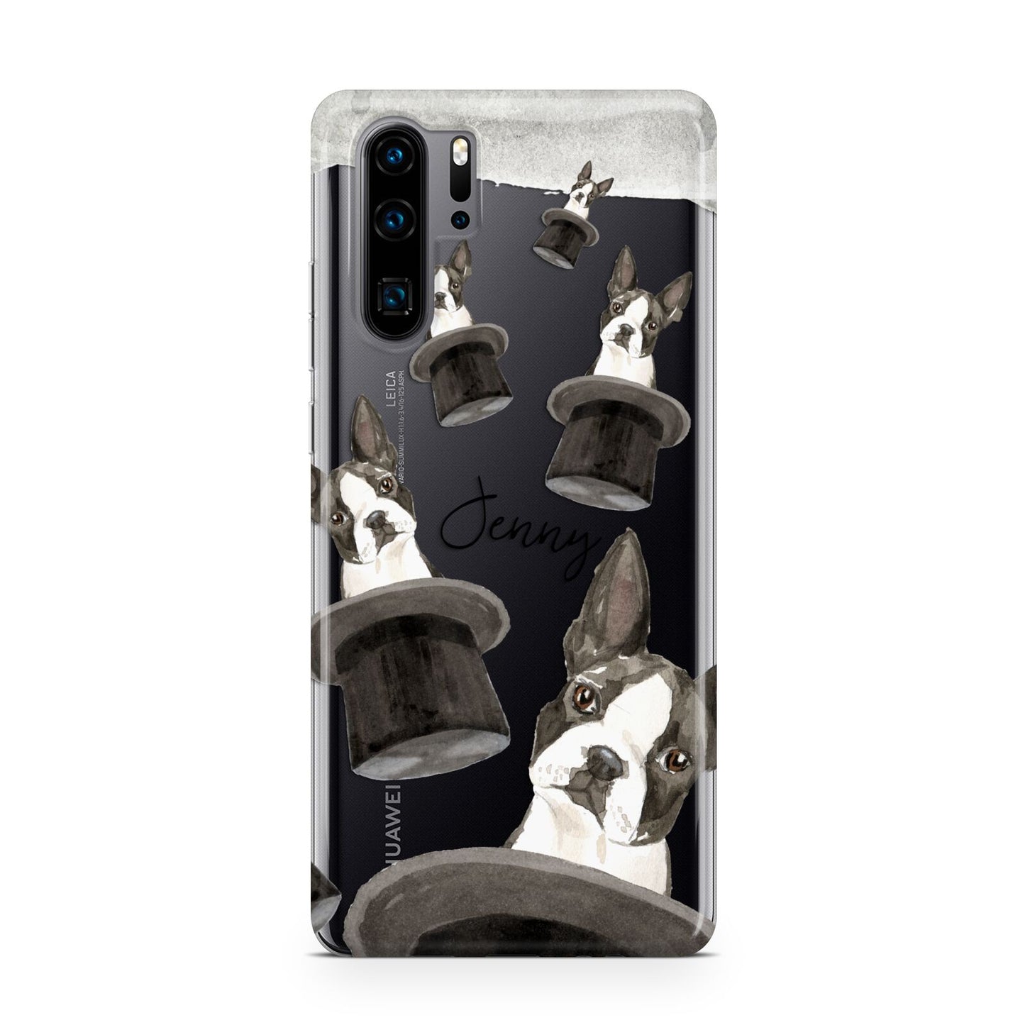 Personalised Boston Terrier Huawei P30 Pro Phone Case