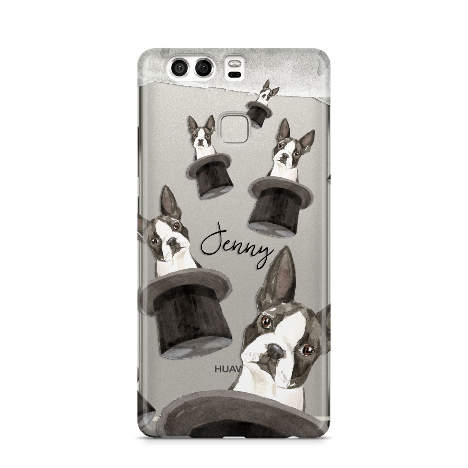 Personalised Boston Terrier Huawei P9 Case