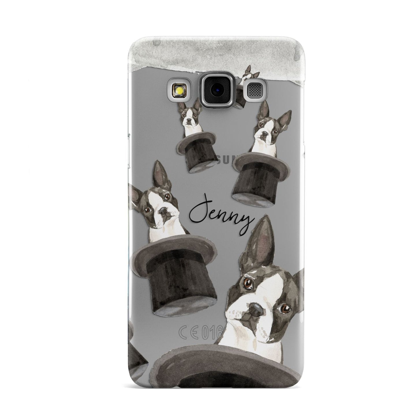 Personalised Boston Terrier Samsung Galaxy A3 Case