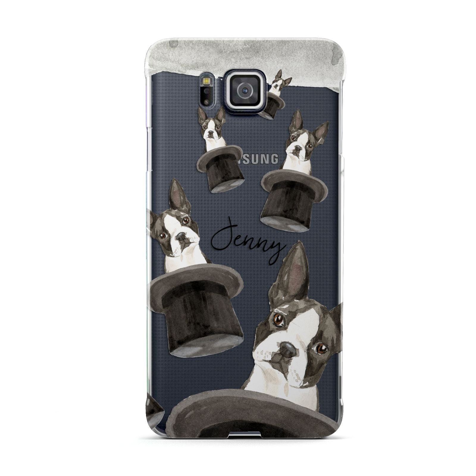 Personalised Boston Terrier Samsung Galaxy Alpha Case