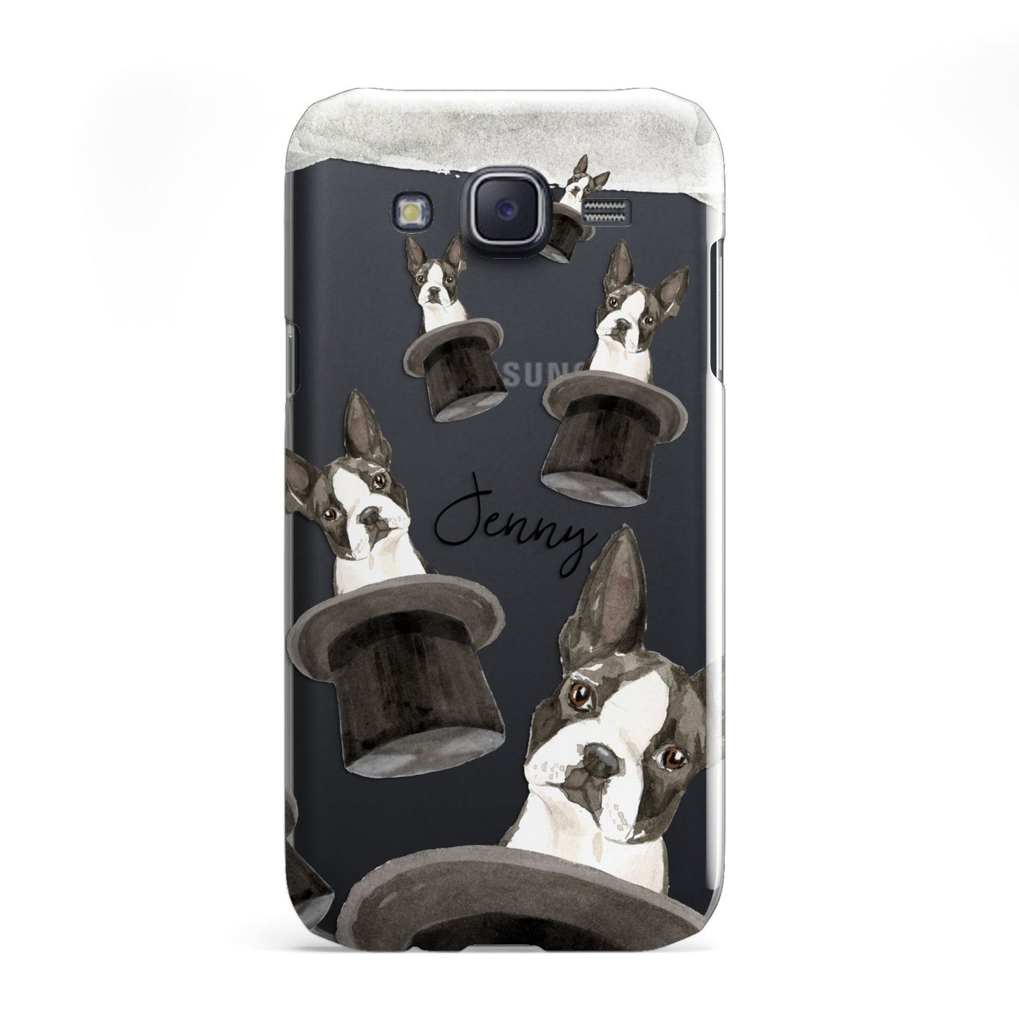 Personalised Boston Terrier Samsung Galaxy J5 Case