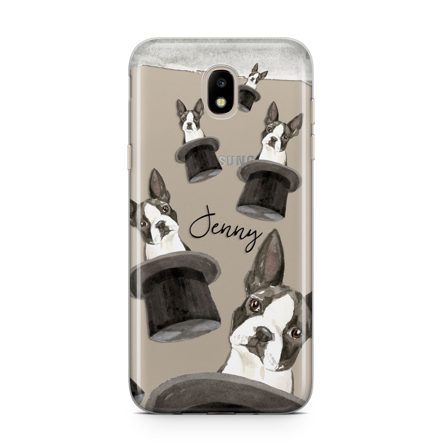 Personalised Boston Terrier Samsung J5 2017 Case