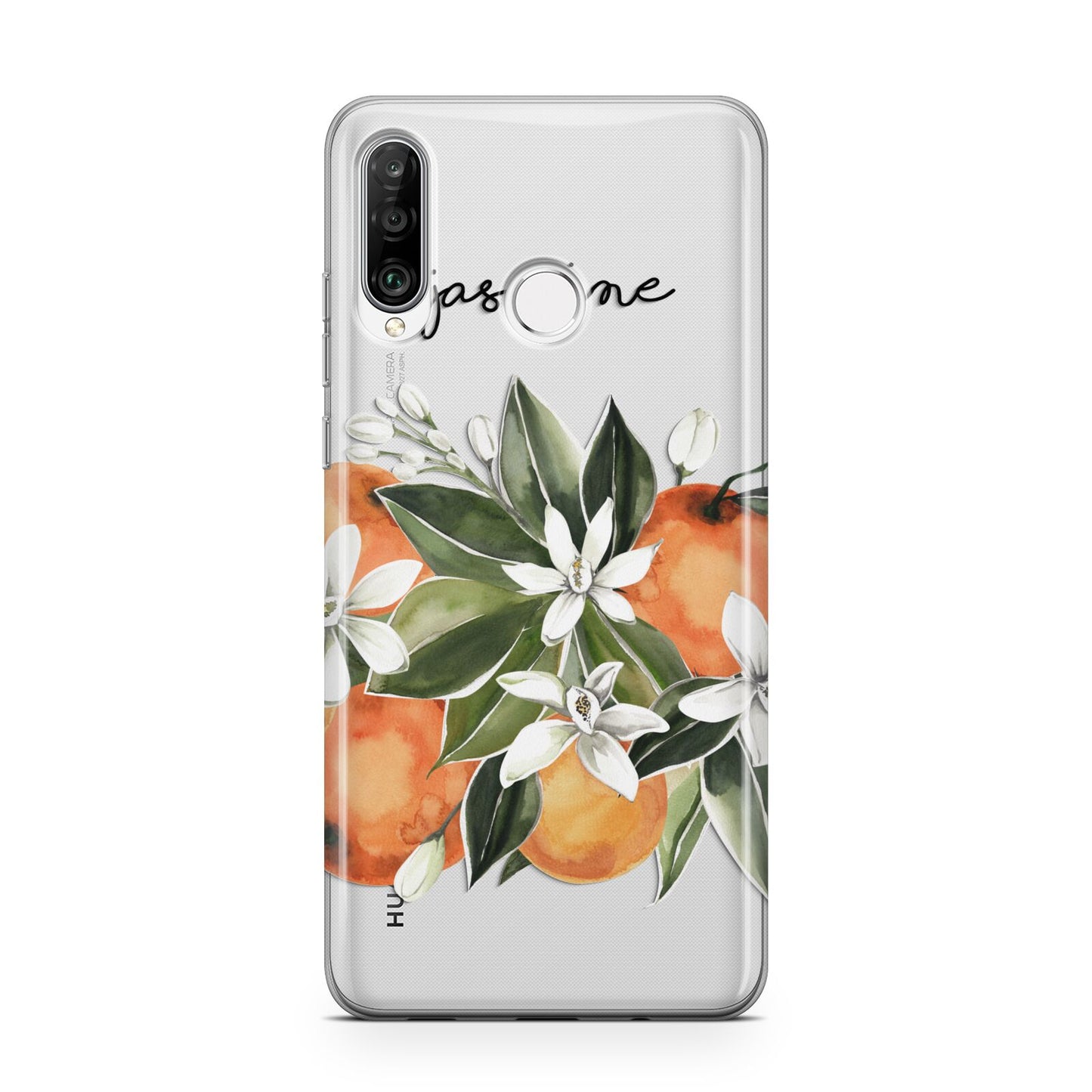 Personalised Bouquet of Oranges Huawei P30 Lite Phone Case