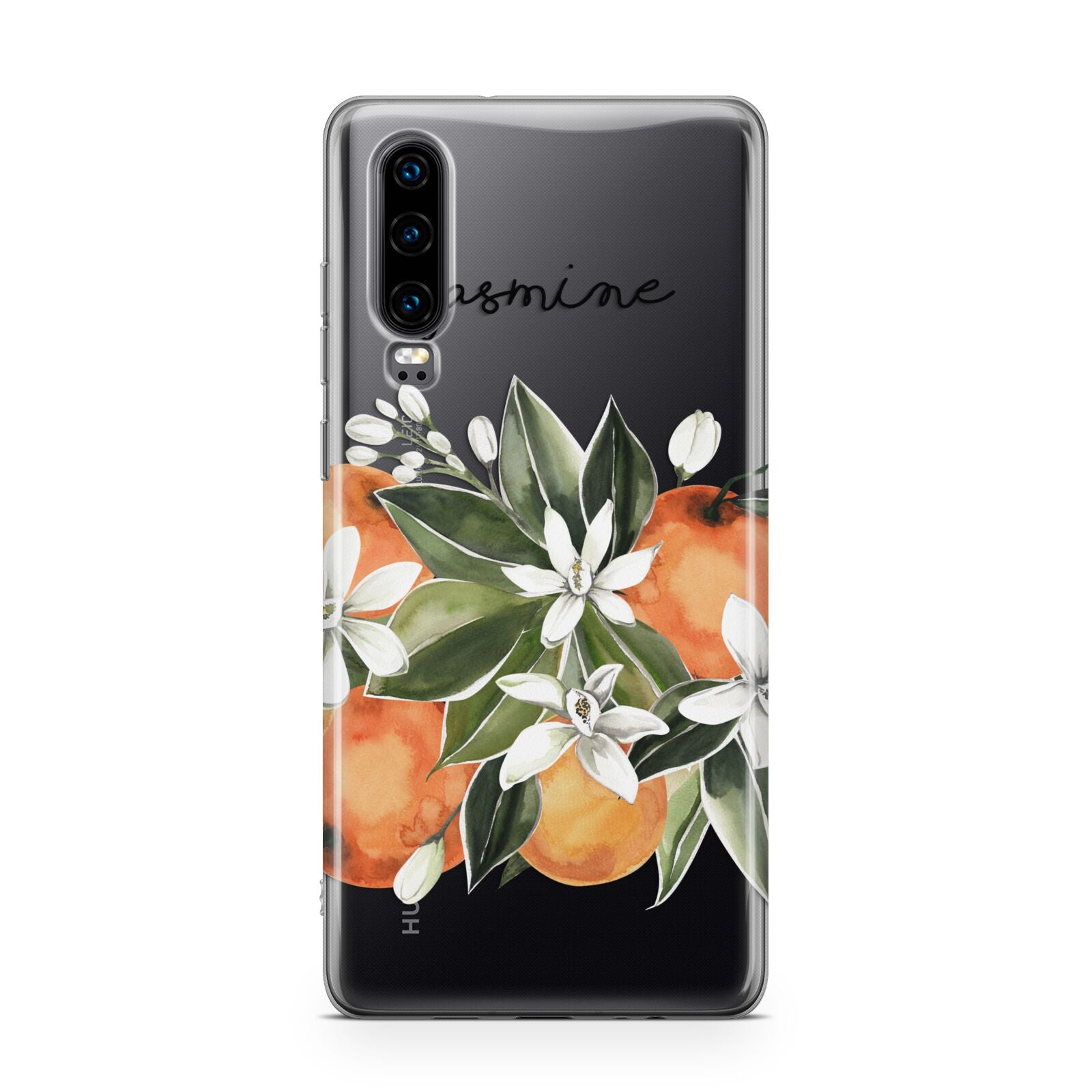 Personalised Bouquet of Oranges Huawei P30 Phone Case