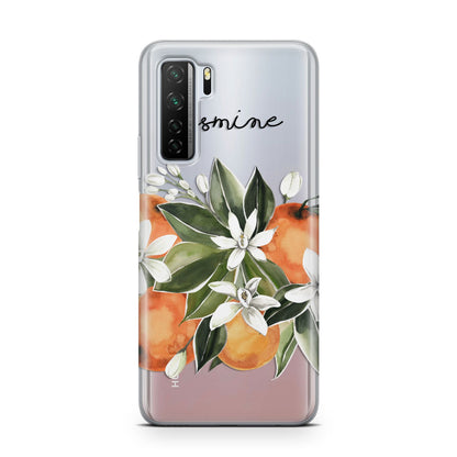 Personalised Bouquet of Oranges Huawei P40 Lite 5G Phone Case