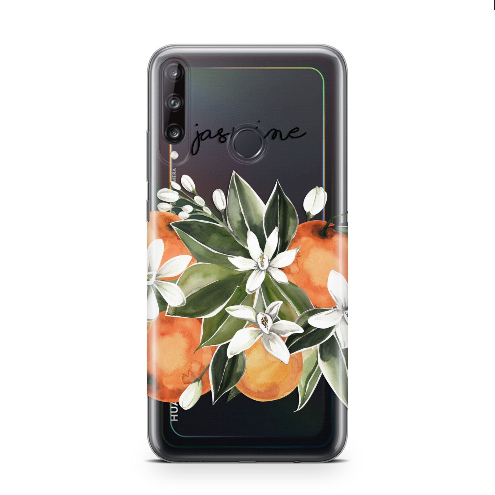 Personalised Bouquet of Oranges Huawei P40 Lite E Phone Case