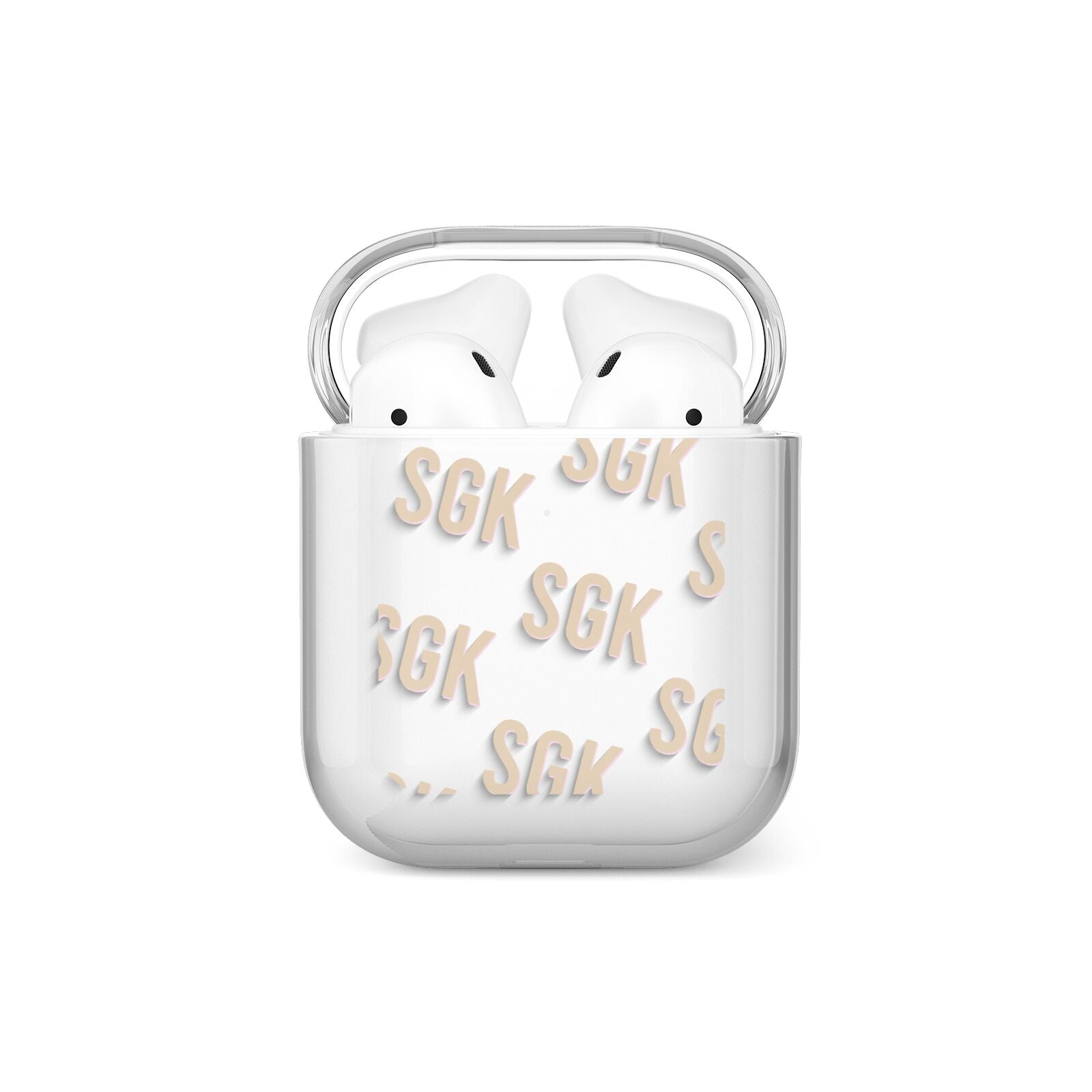 Personalised Brick Pattern Text AirPods Case