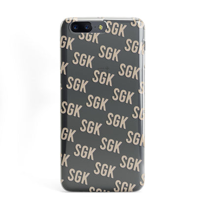 Personalised Brick Pattern Text OnePlus Case