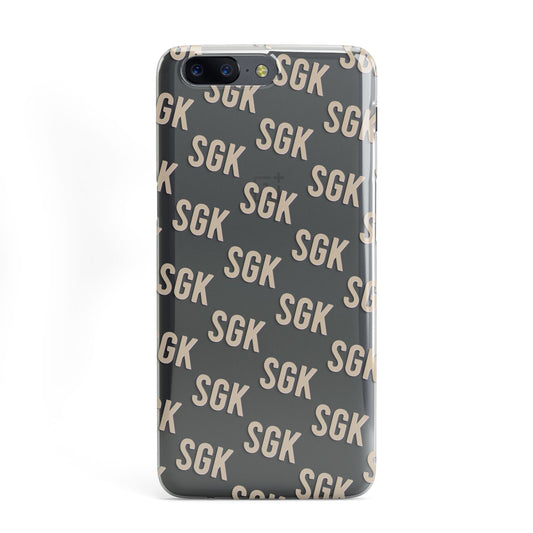 Personalised Brick Pattern Text OnePlus Case