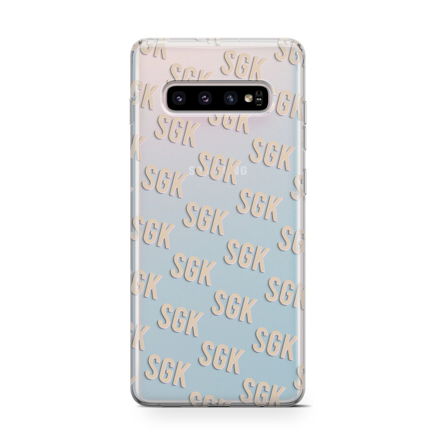 Personalised Brick Pattern Text Protective Samsung Galaxy Case