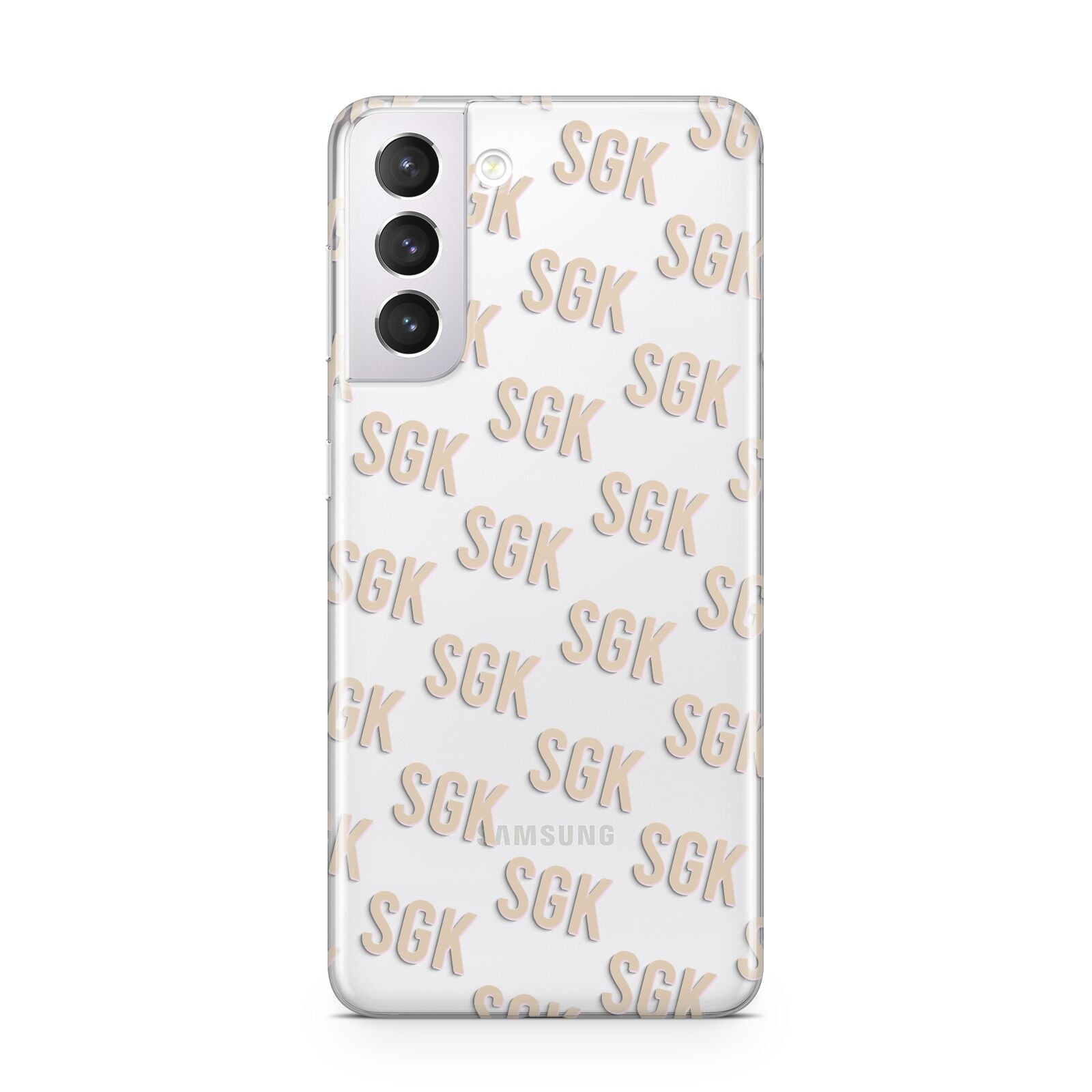 Personalised Brick Pattern Text Samsung S21 Case