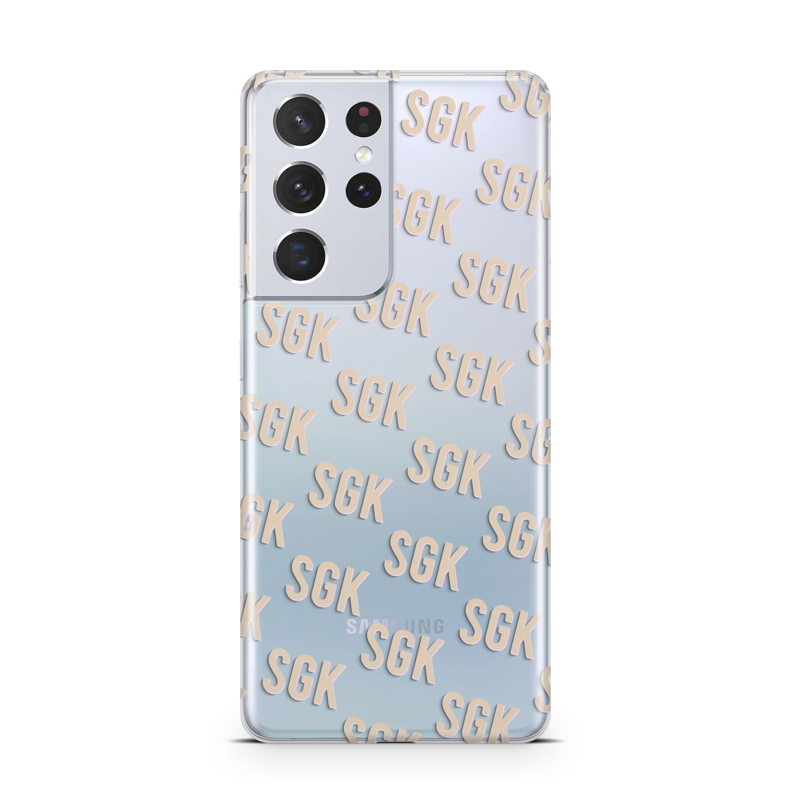 Personalised Brick Pattern Text Samsung S21 Ultra Case