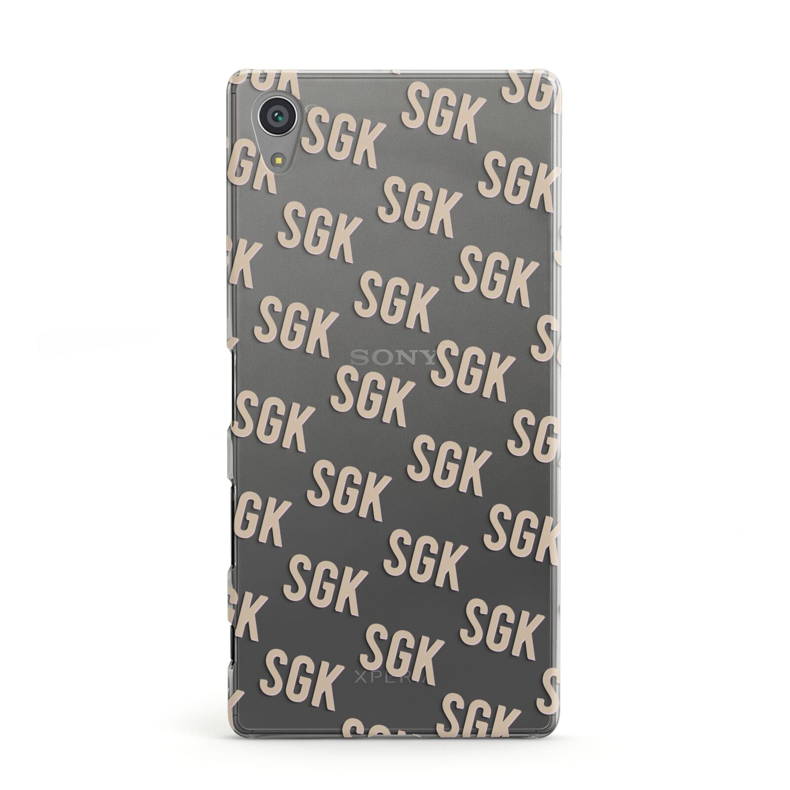 Personalised Brick Pattern Text Sony Xperia Case