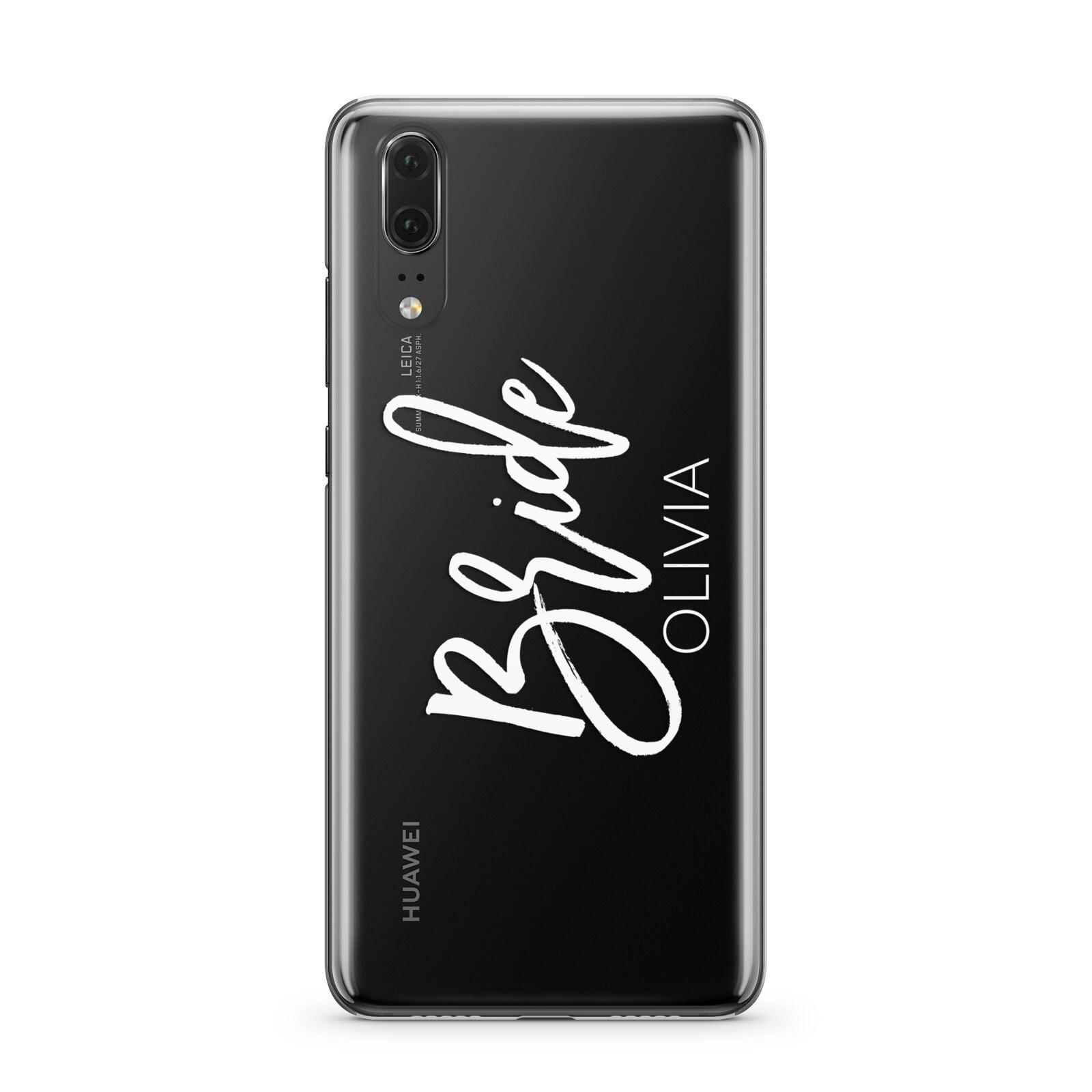 Personalised Bride Huawei P20 Phone Case