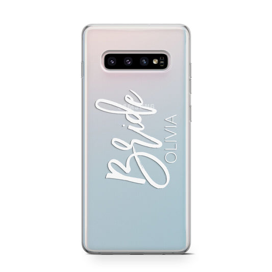 Personalised Bride Protective Samsung Galaxy Case