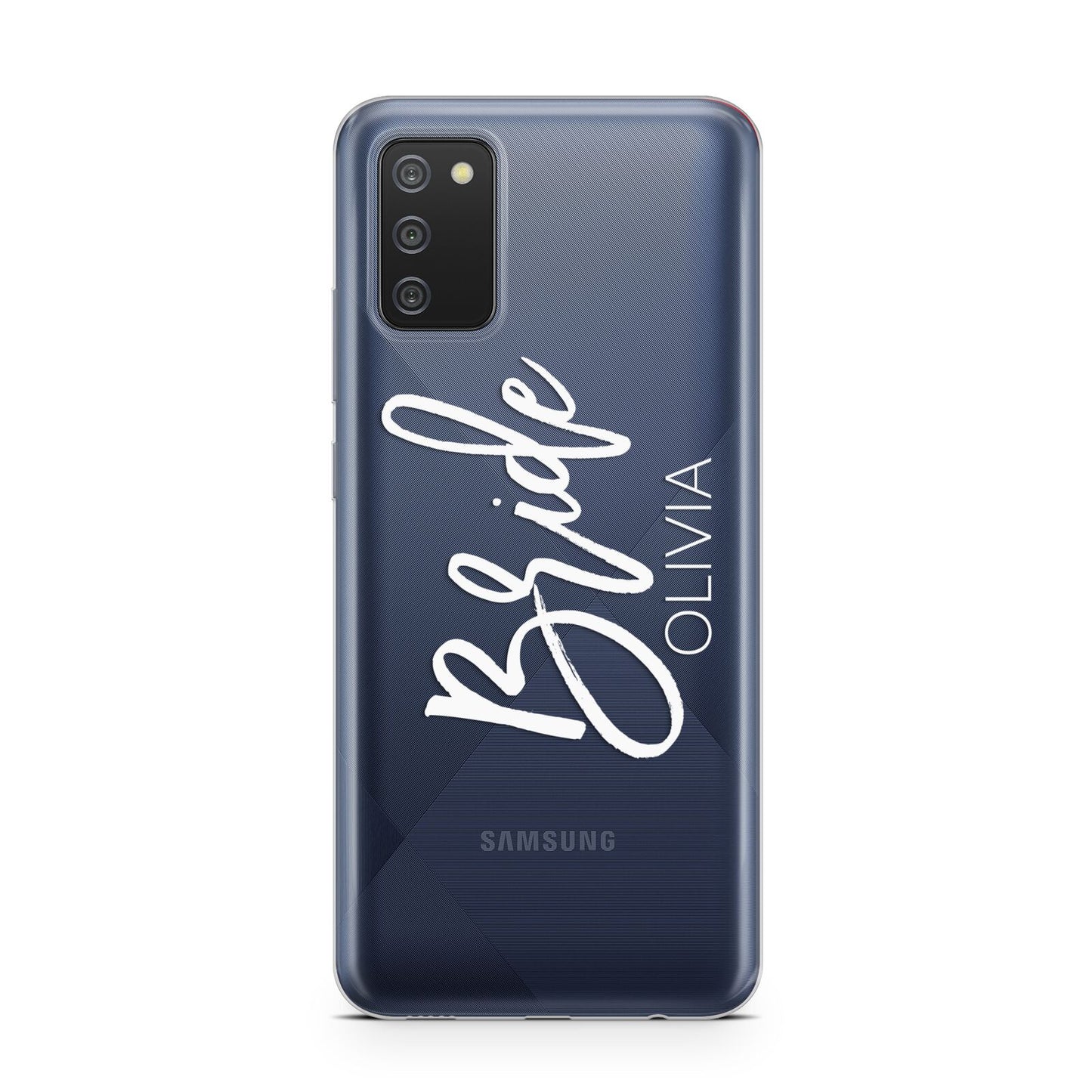 Personalised Bride Samsung A02s Case