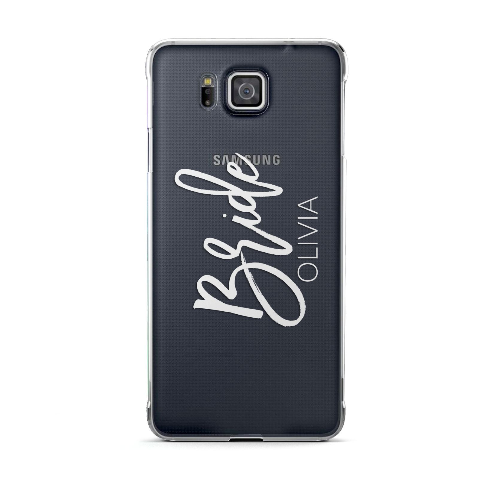 Personalised Bride Samsung Galaxy Alpha Case