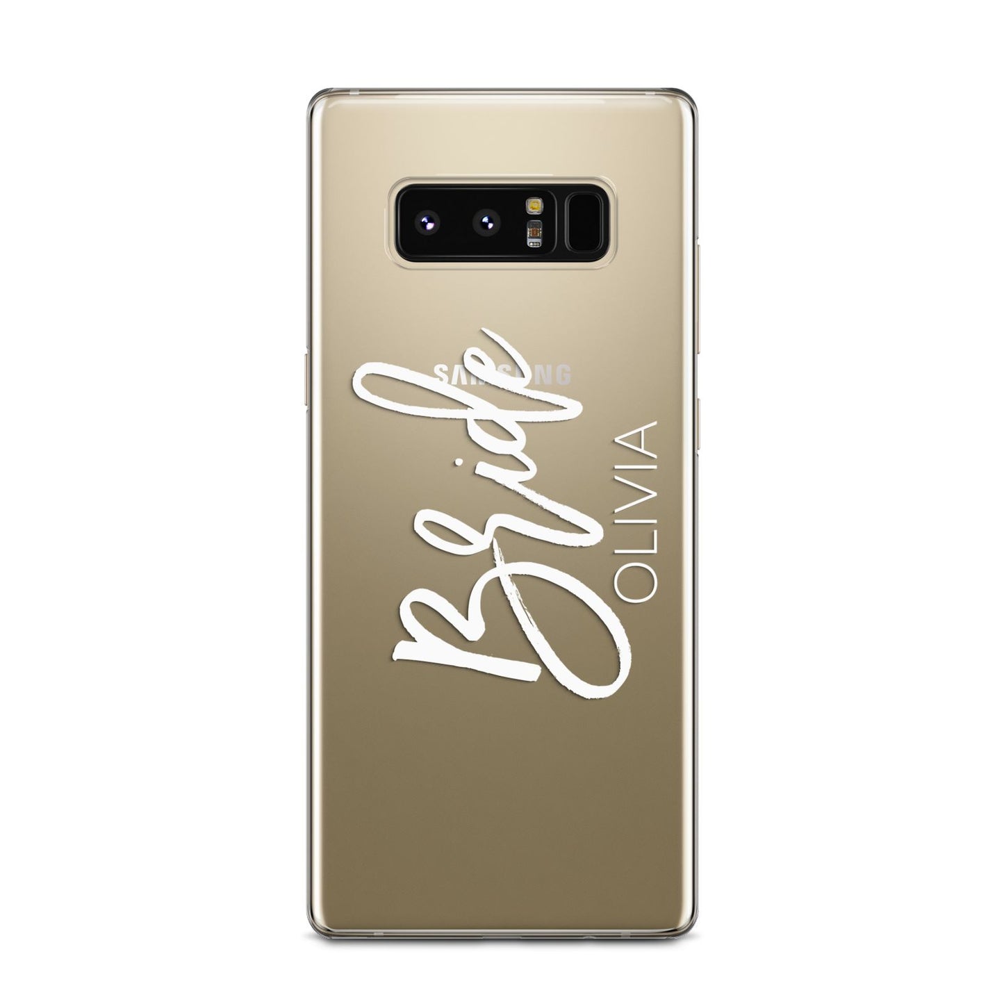 Personalised Bride Samsung Galaxy Note 8 Case