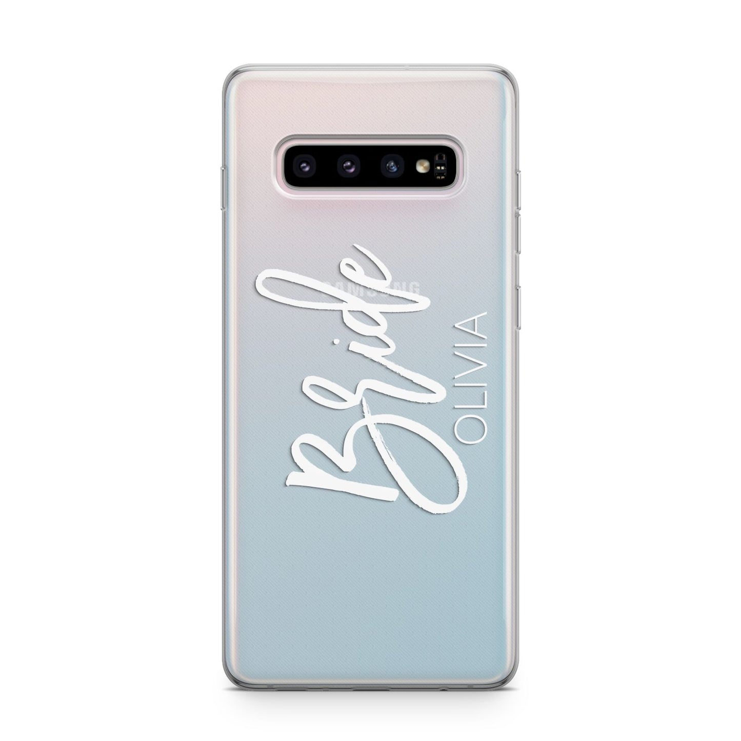 Personalised Bride Samsung Galaxy S10 Plus Case