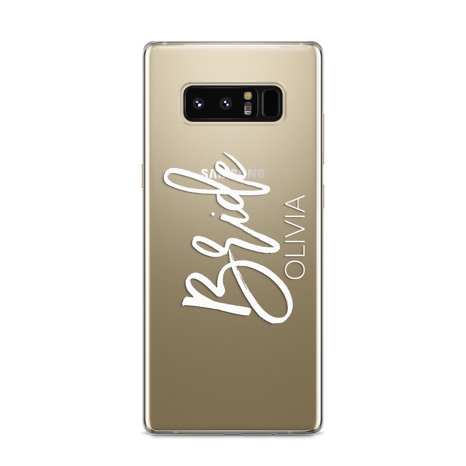 Personalised Bride Samsung Galaxy S8 Case