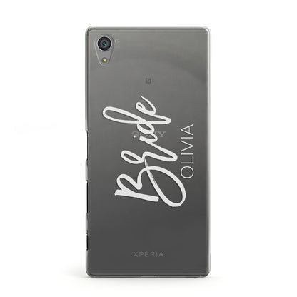 Personalised Bride Sony Xperia Case