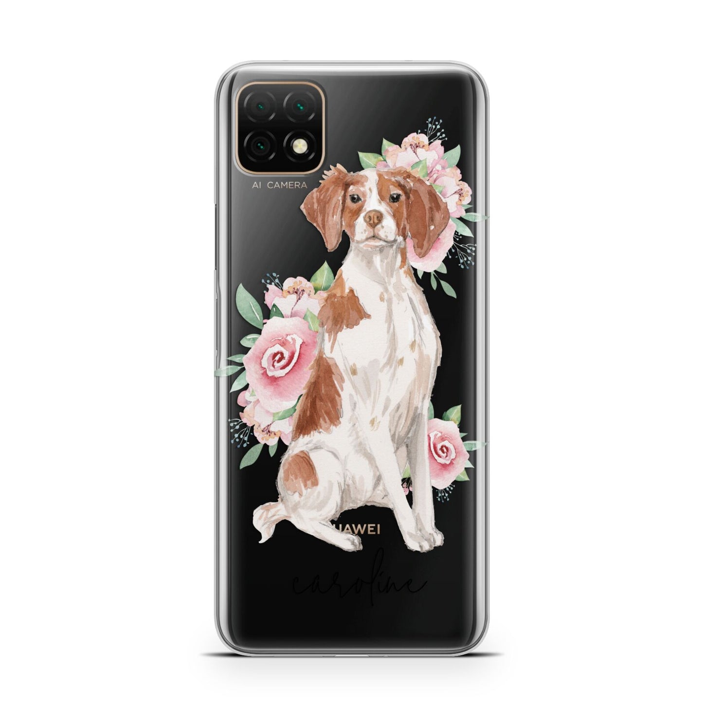 Personalised Brittany Dog Huawei Enjoy 20 Phone Case