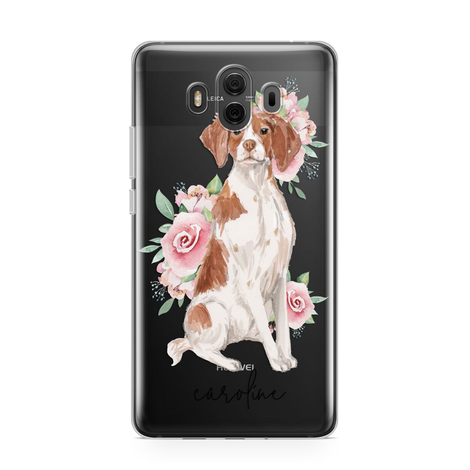 Personalised Brittany Dog Huawei Mate 10 Protective Phone Case