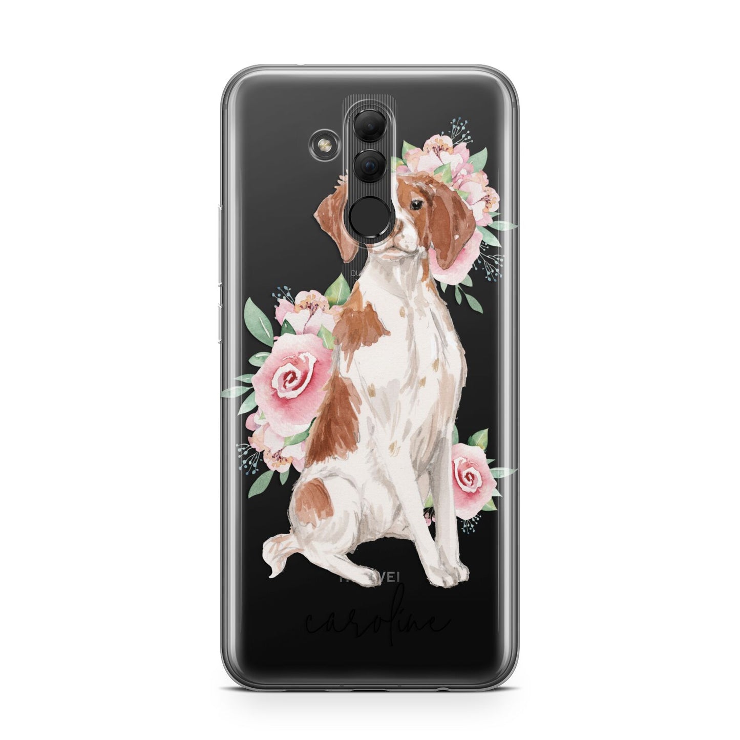 Personalised Brittany Dog Huawei Mate 20 Lite