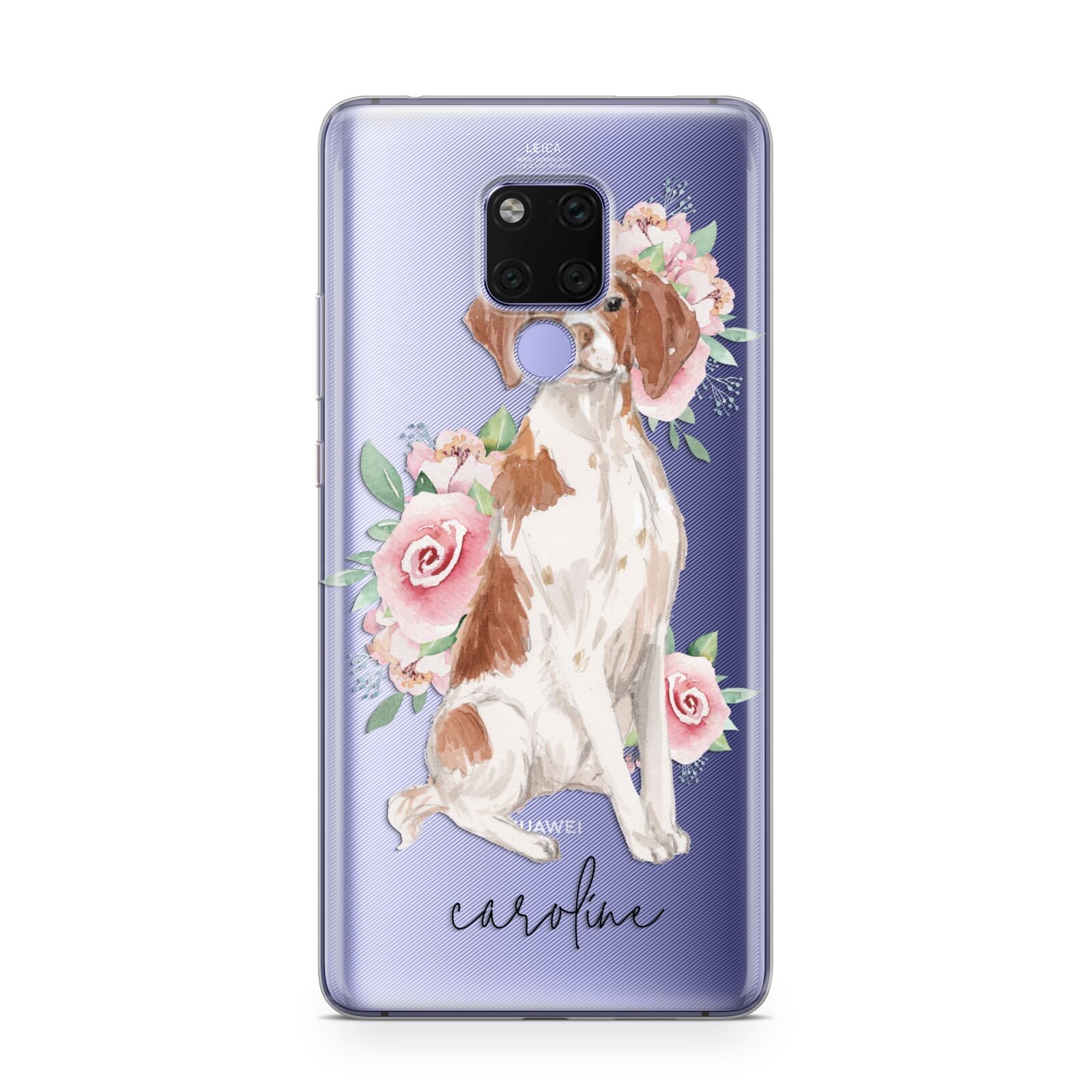 Personalised Brittany Dog Huawei Mate 20X Phone Case