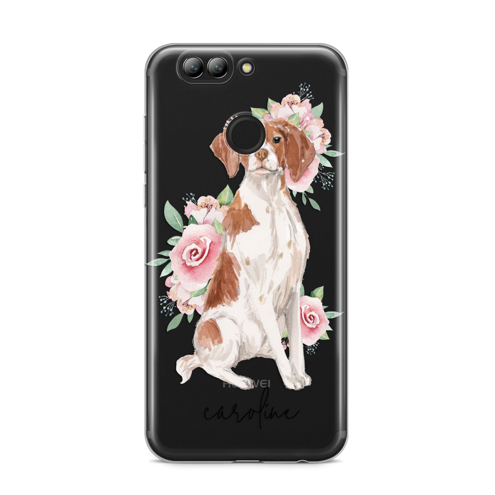 Personalised Brittany Dog Huawei Nova 2s Phone Case