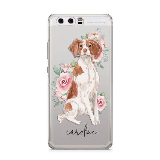 Personalised Brittany Dog Huawei P10 Phone Case