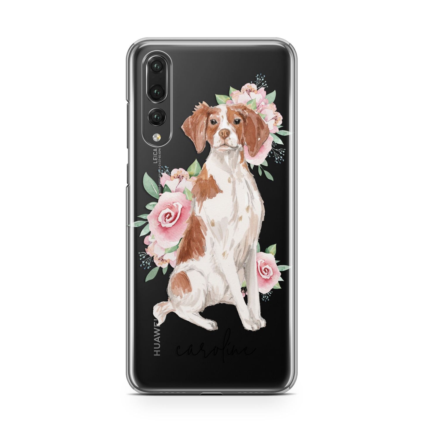 Personalised Brittany Dog Huawei P20 Pro Phone Case