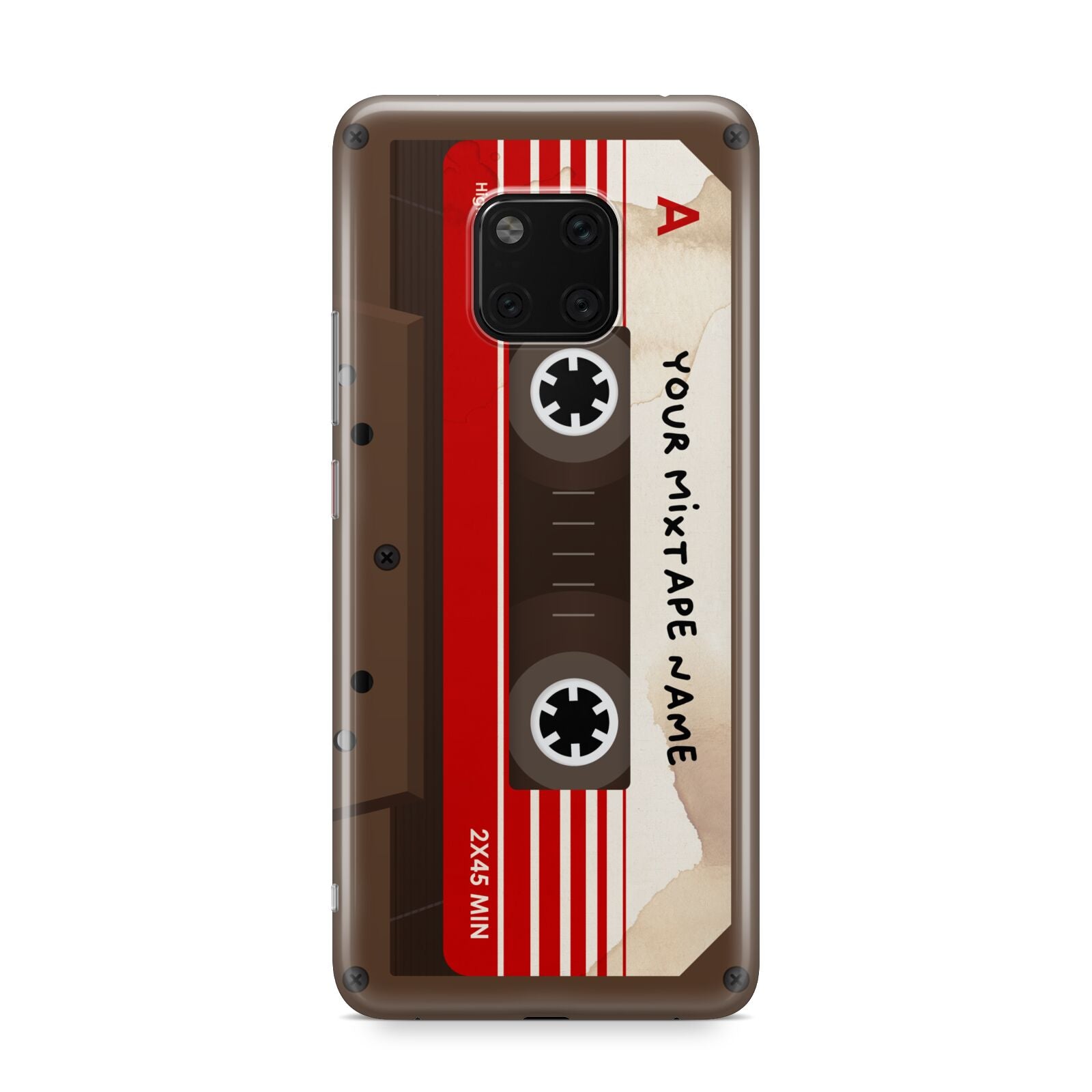 Personalised Brown Mixtape Huawei Mate 20 Pro Phone Case