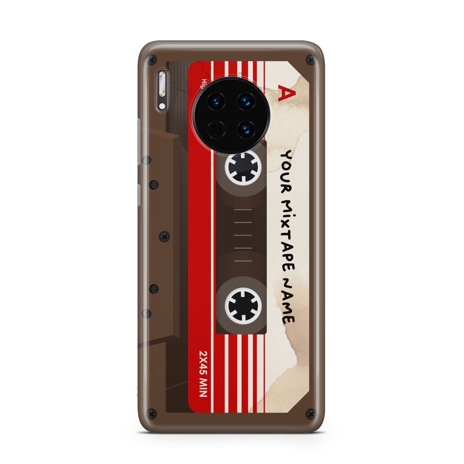 Personalised Brown Mixtape Huawei Mate 30