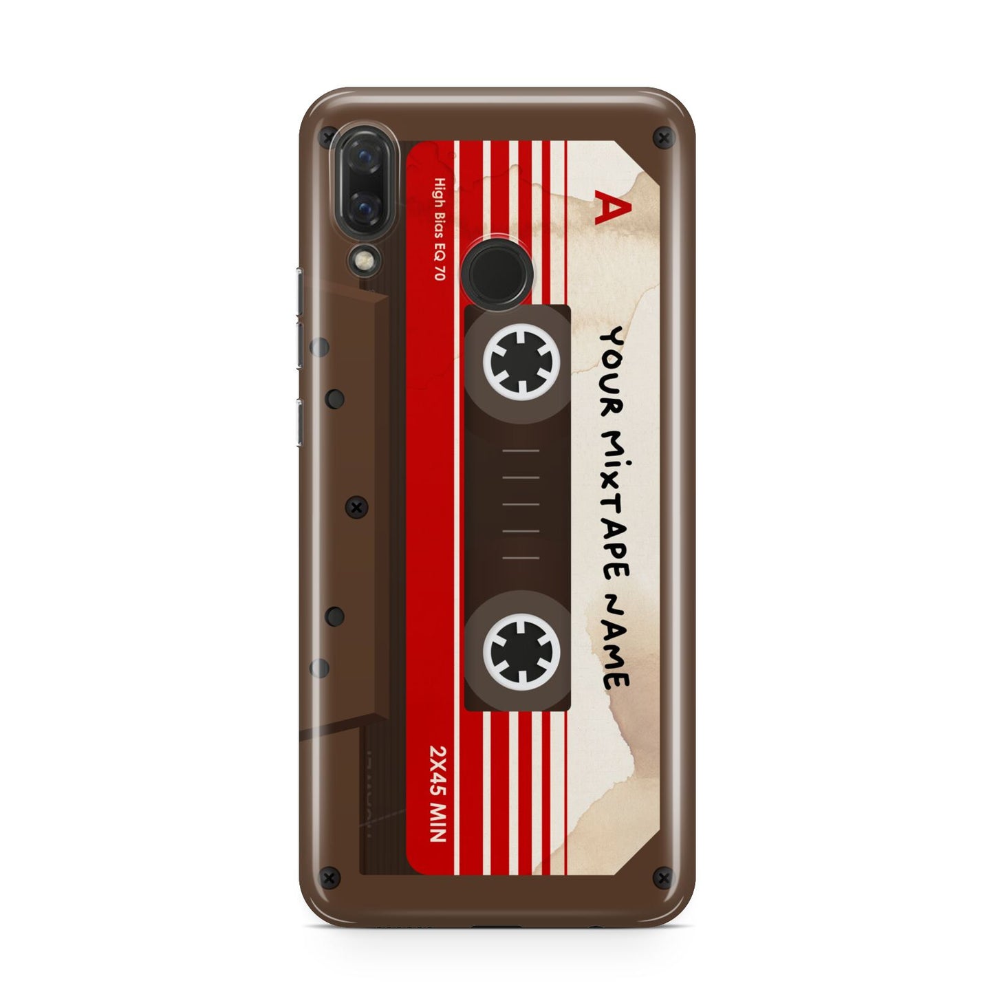 Personalised Brown Mixtape Huawei Nova 3 Phone Case