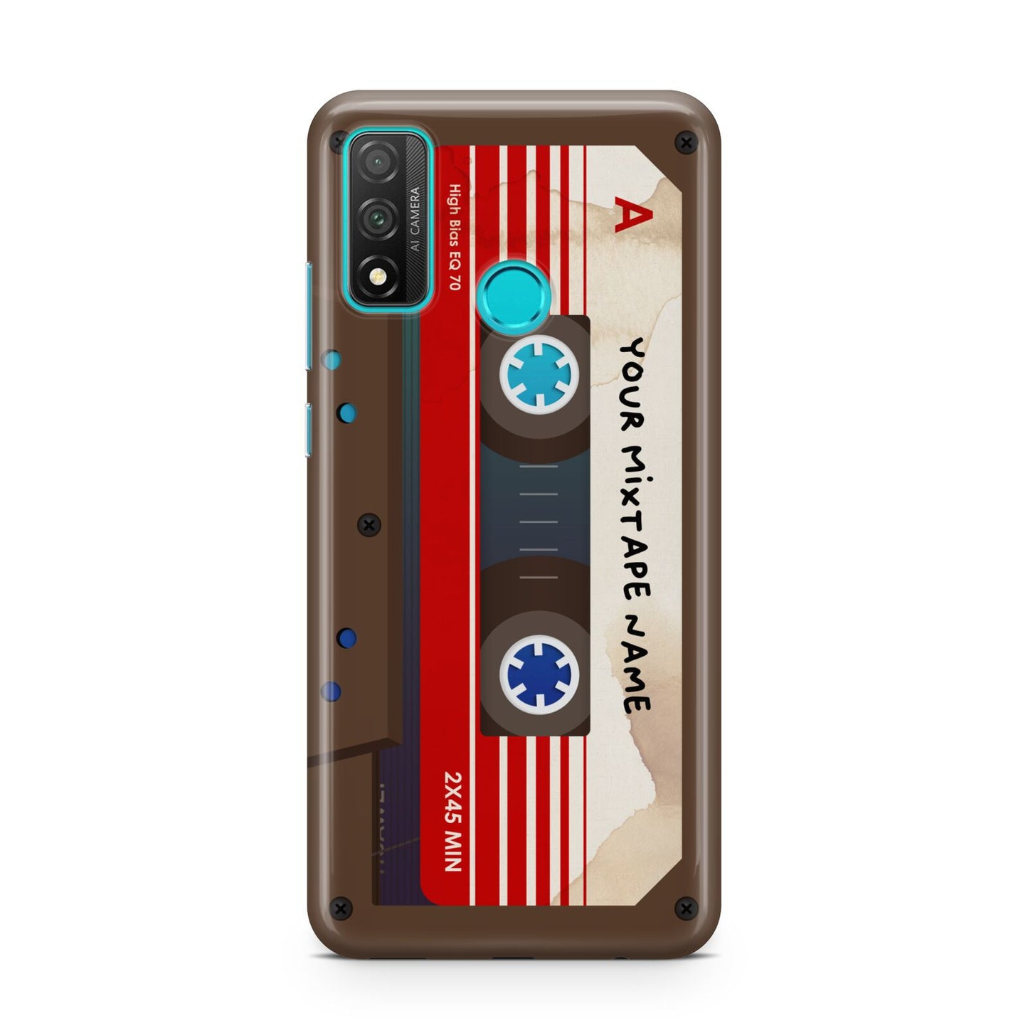 Personalised Brown Mixtape Huawei P Smart 2020