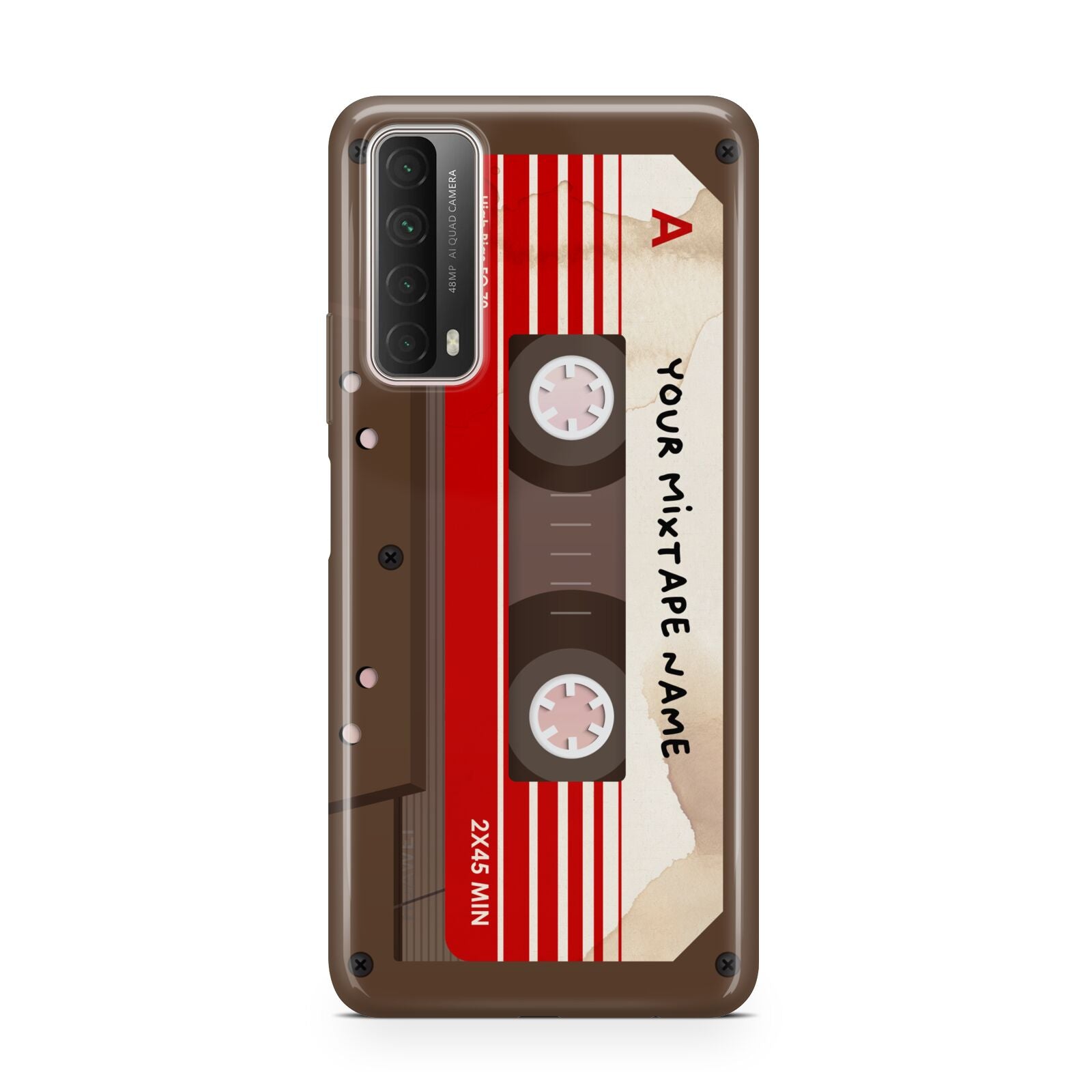 Personalised Brown Mixtape Huawei P Smart 2021