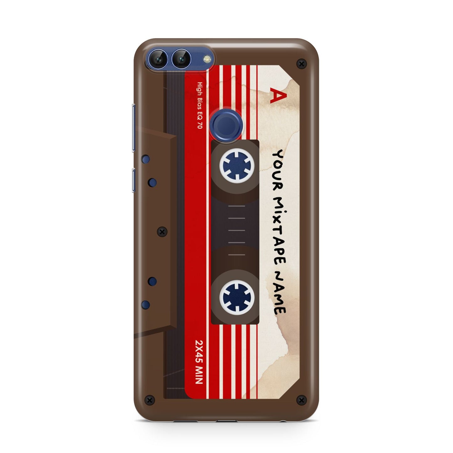 Personalised Brown Mixtape Huawei P Smart Case