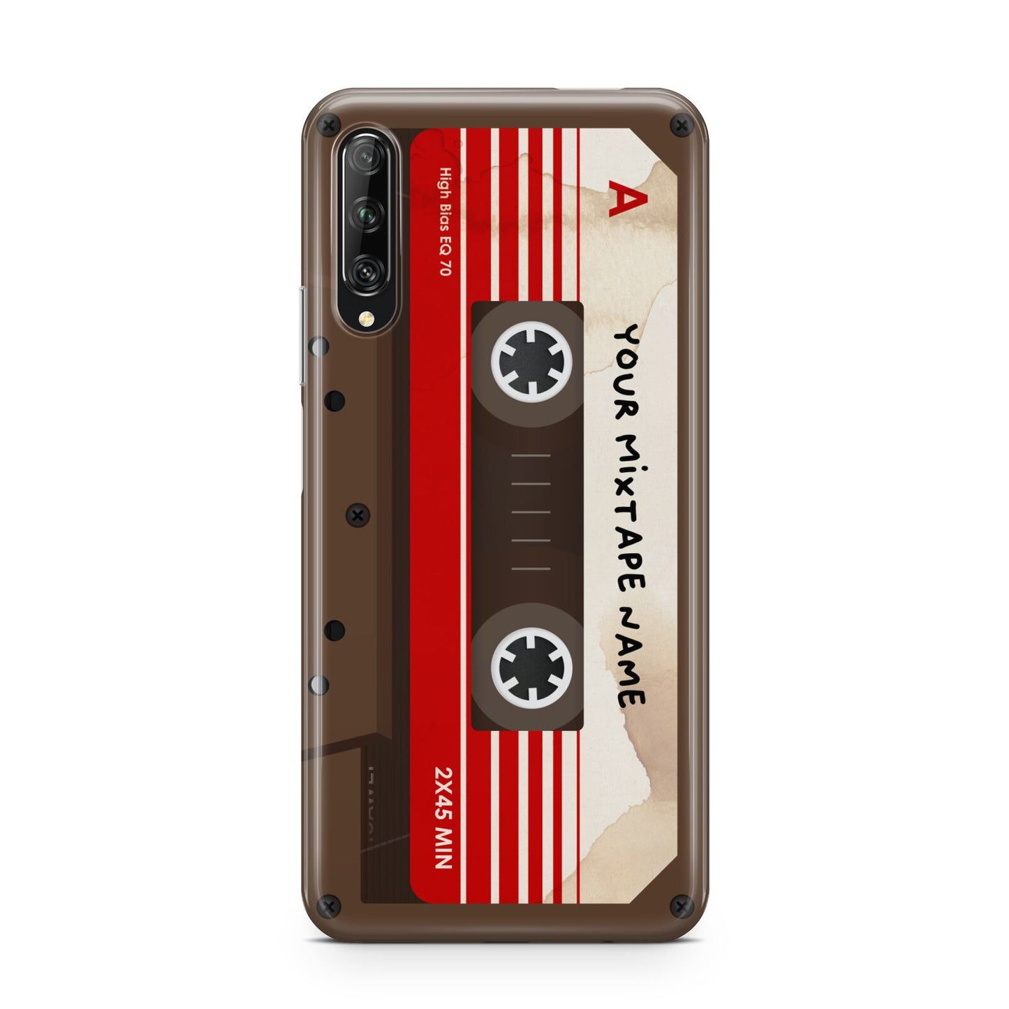 Personalised Brown Mixtape Huawei P Smart Pro 2019