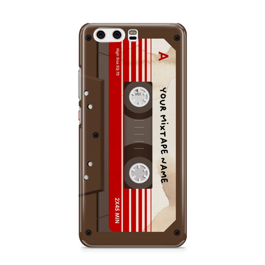 Personalised Brown Mixtape Huawei P10 Phone Case