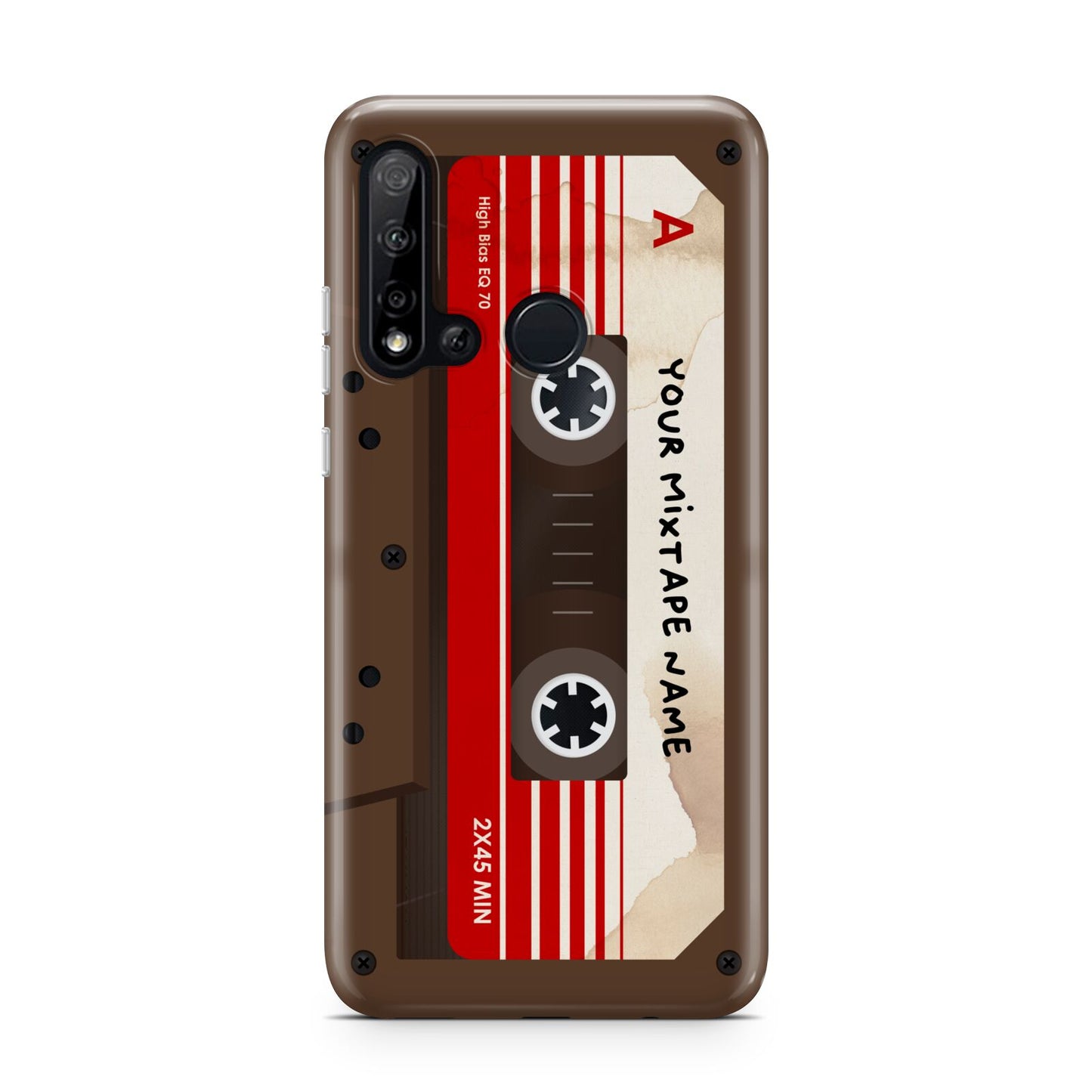 Personalised Brown Mixtape Huawei P20 Lite 5G Phone Case