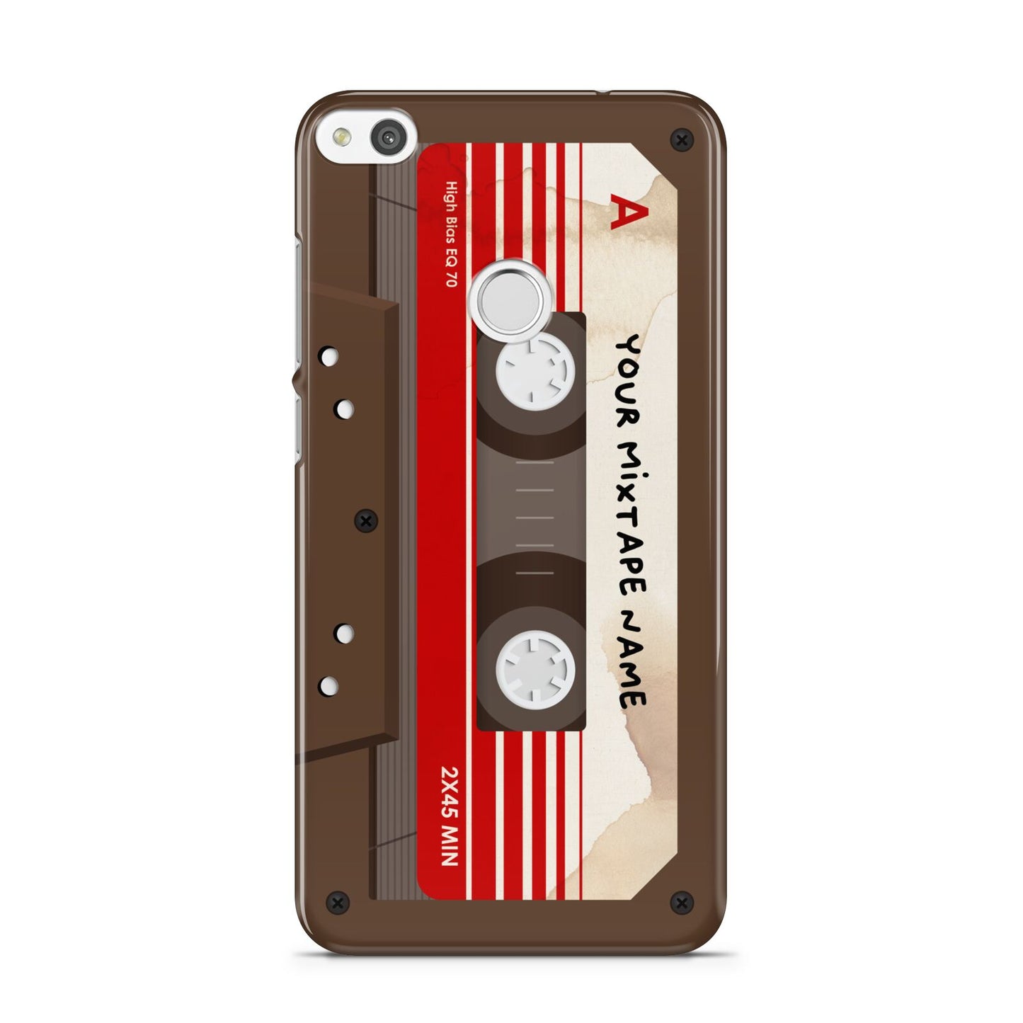 Personalised Brown Mixtape Huawei P8 Lite Case