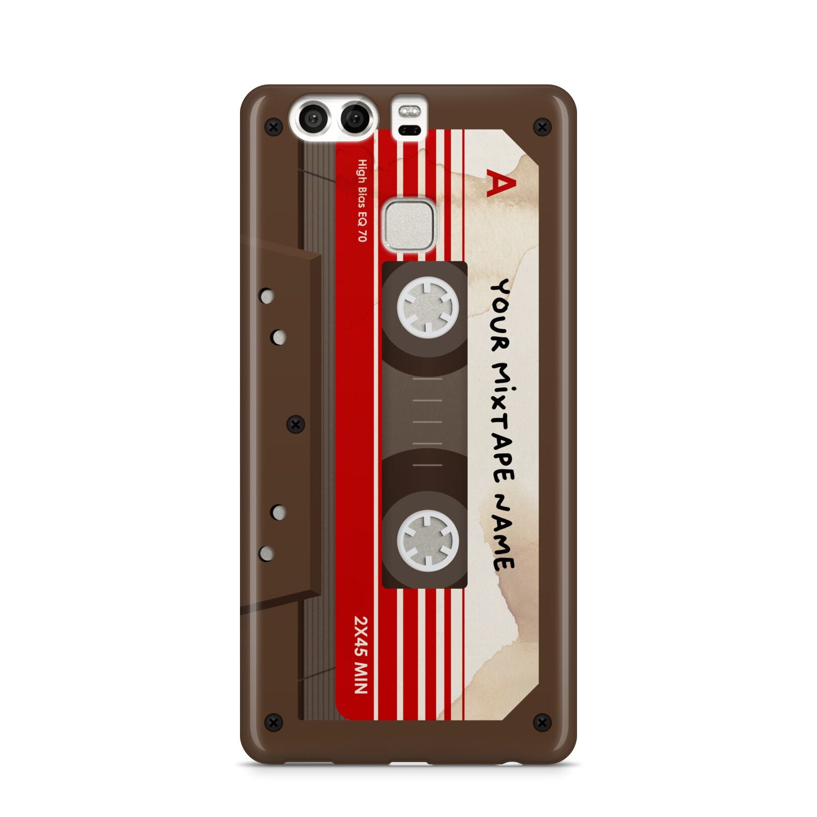 Personalised Brown Mixtape Huawei P9 Case