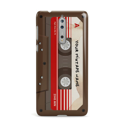 Personalised Brown Mixtape Nokia Case