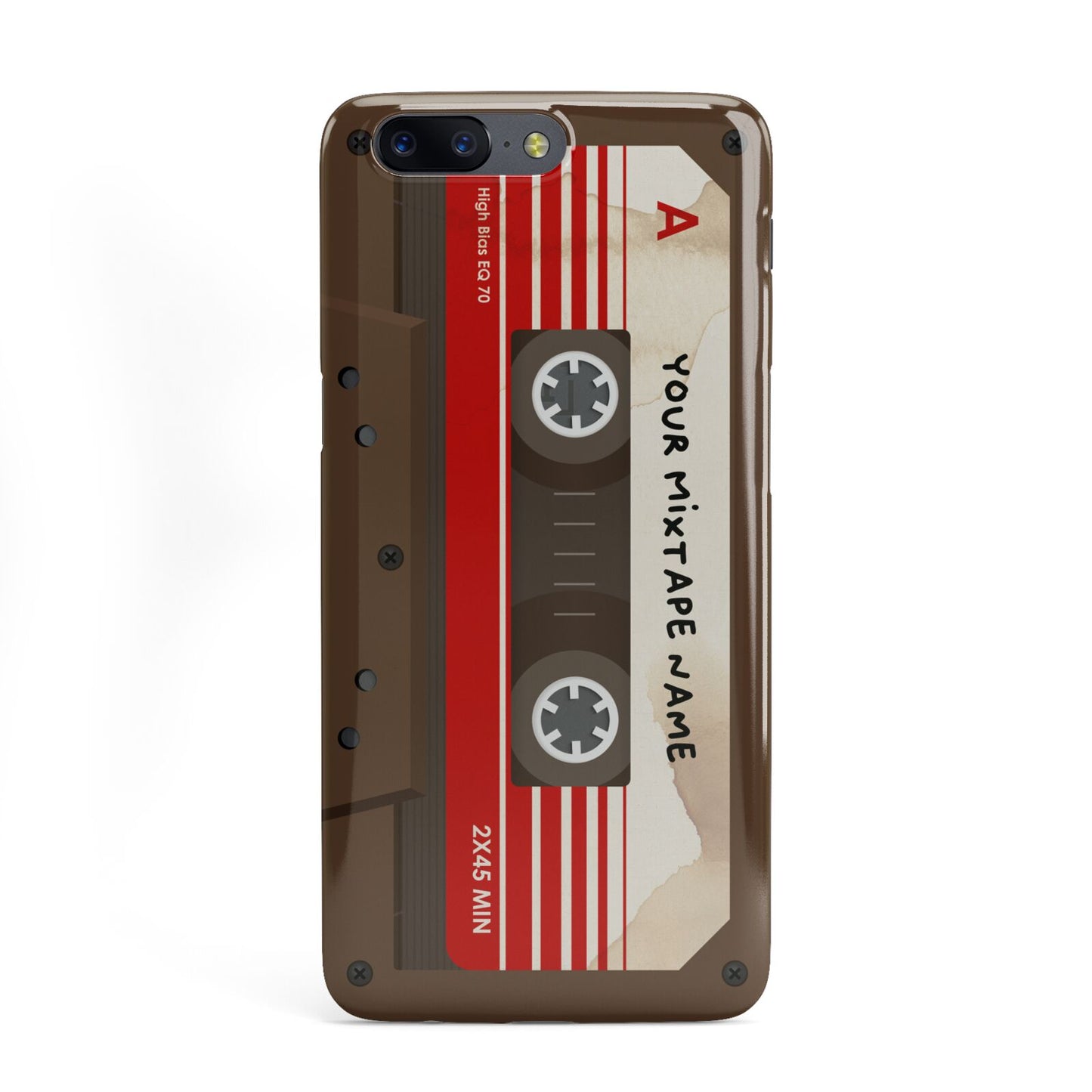 Personalised Brown Mixtape OnePlus Case