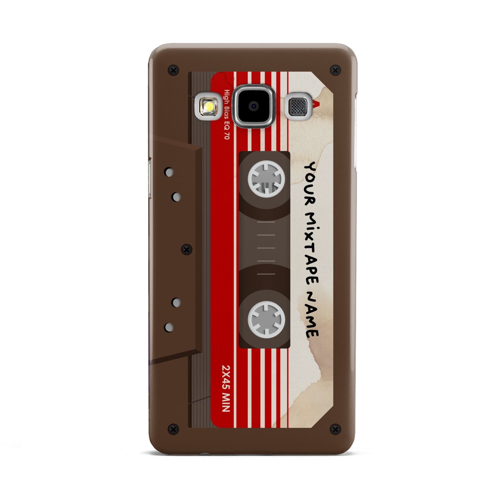 Personalised Brown Mixtape Samsung Galaxy A5 Case