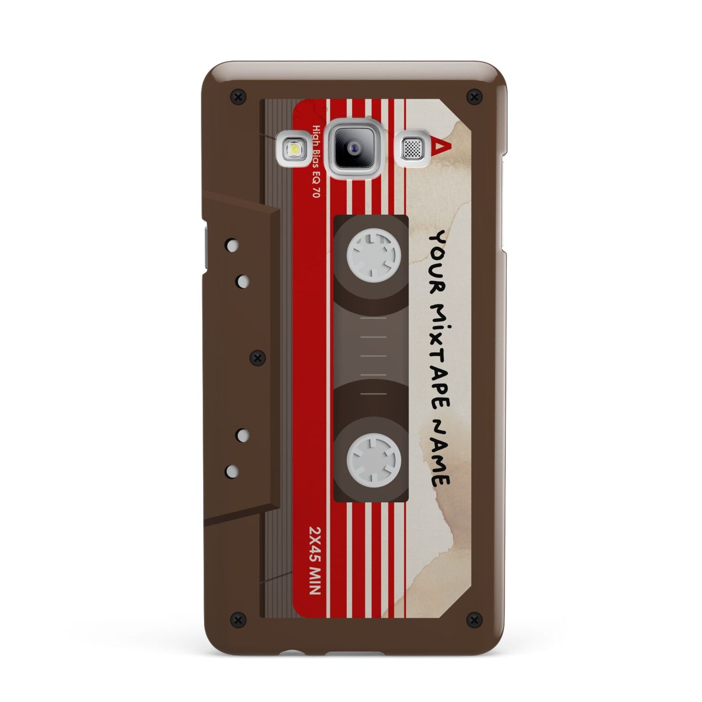 Personalised Brown Mixtape Samsung Galaxy A7 2015 Case