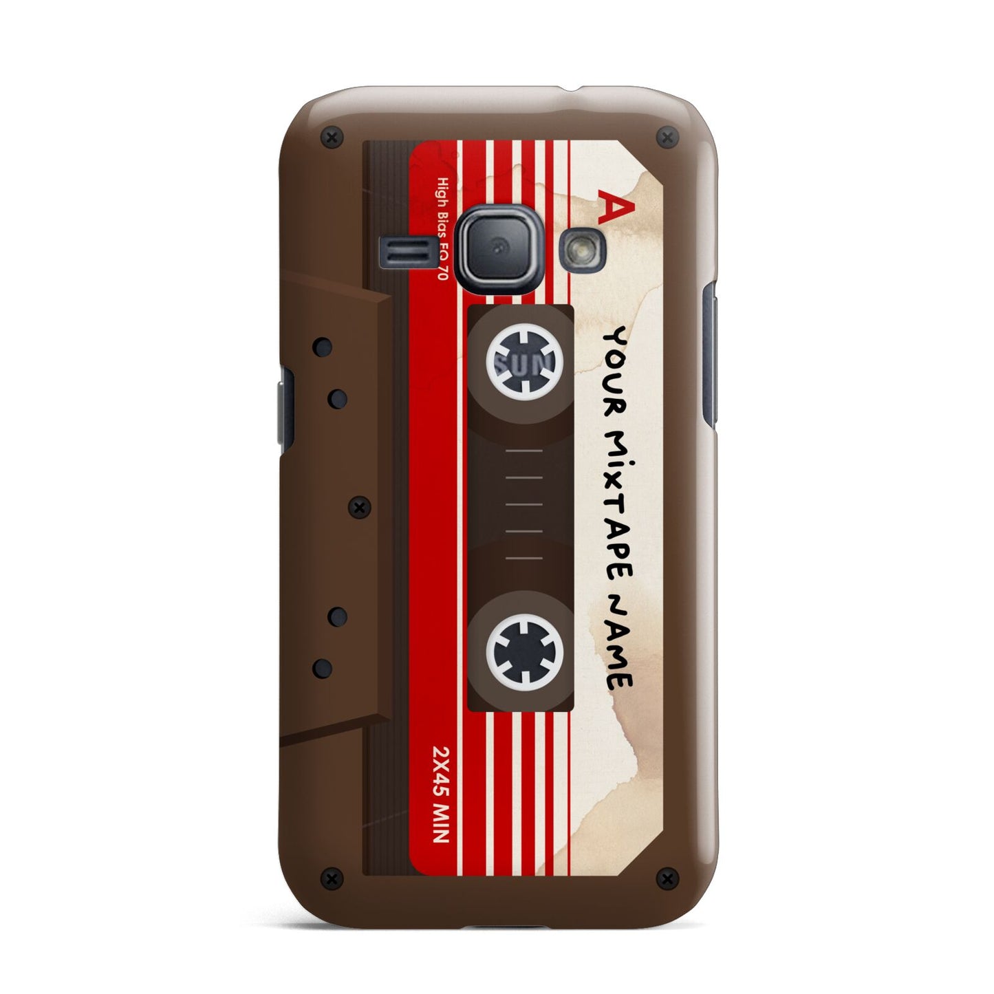 Personalised Brown Mixtape Samsung Galaxy J1 2016 Case