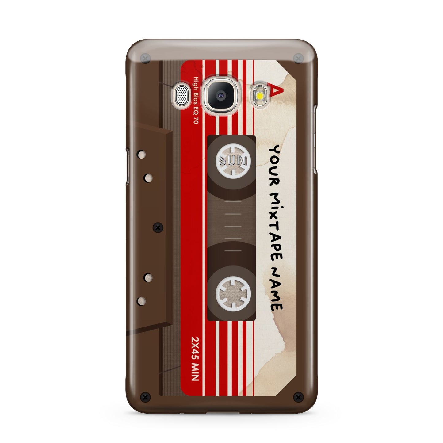 Personalised Brown Mixtape Samsung Galaxy J5 2016 Case